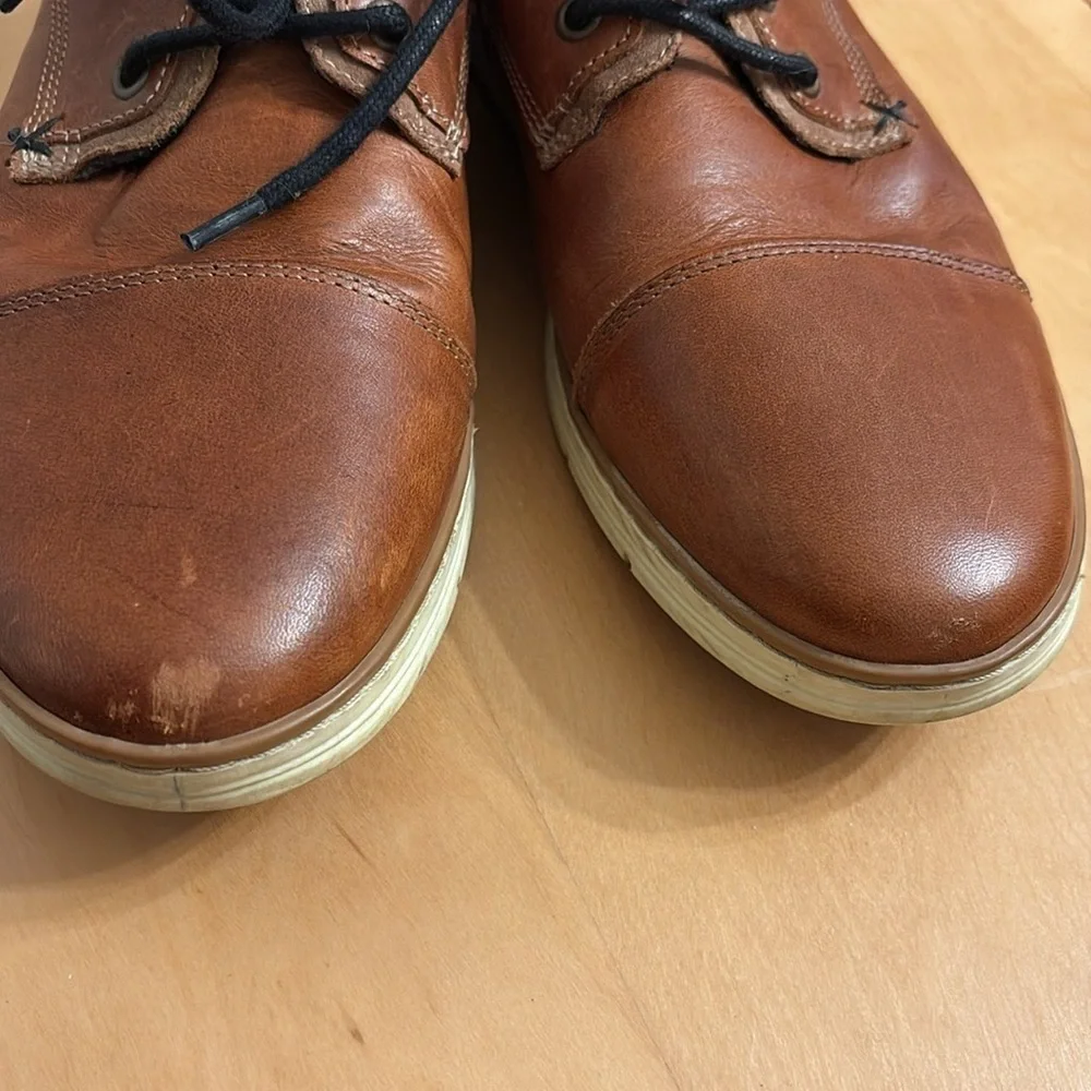 Men's Bull Boxer Adyn Boots.  Brown leather.  Size 8